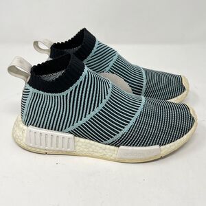 Adidas NMD CS1 Parley Primeknit Blue Spirit Sneakers Men's Size 5 Women's 6.5